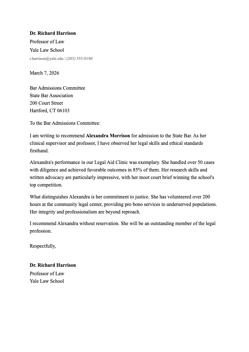 Traditional serif recommendation